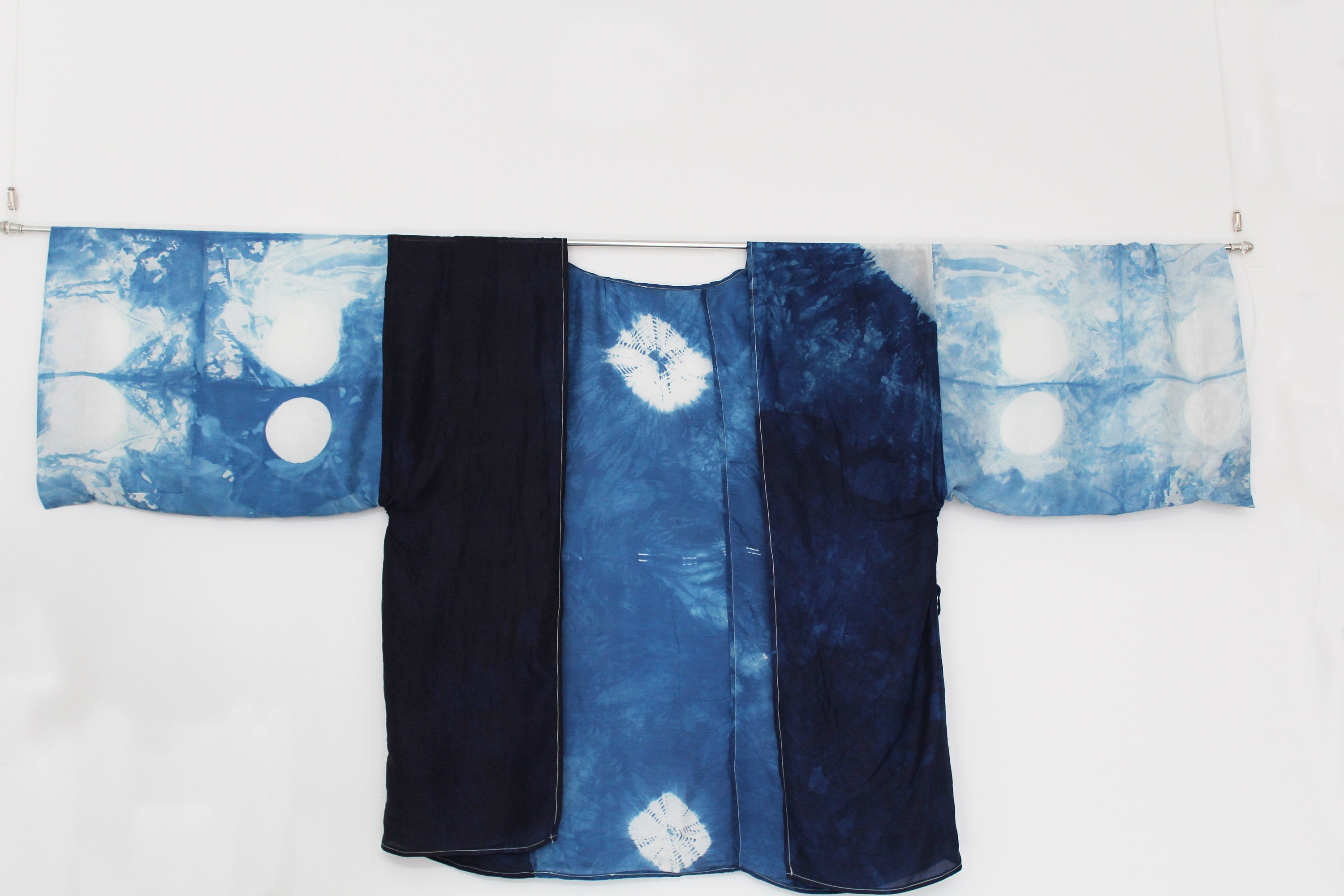 Kimono Inspired Wrap Cardigan (Silk, Hand Dyed)